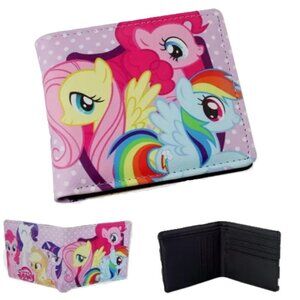 My Little Pony Pink Bifold Wallet Cartoon Character Accessory